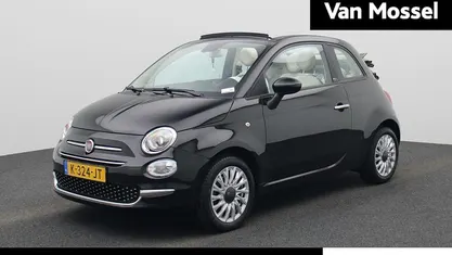 Zwart Gebruikt 2021 Fiat 500C Lounge Cabriolet | € 13.900 (Eerlijke prijs)