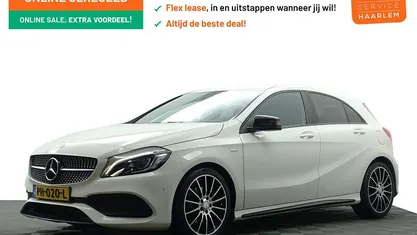 Wit metallic Gebruikt 2017 Mercedes A180 AMG Hatchback | € 17.900 (Eerlijke prijs)