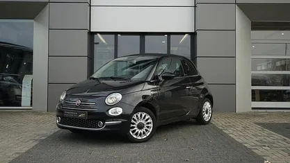 Zwart (metallic) Occasion 2019 Fiat 500 Lounge Cabriolet | € 10.950 (Goede deal)