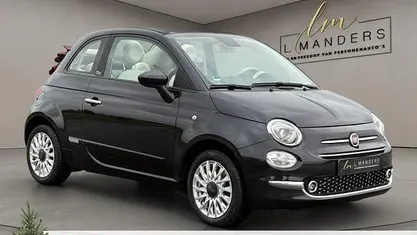 Zwart Gebruikt 2020 Fiat 500C Lounge Cabriolet | € 13.995 (Eerlijke prijs)