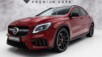 589 jupiterrood Gebruikt 2017 Mercedes GLA45 AMG Premium Plus SUV | € 35.850 (Eerlijke prijs)
