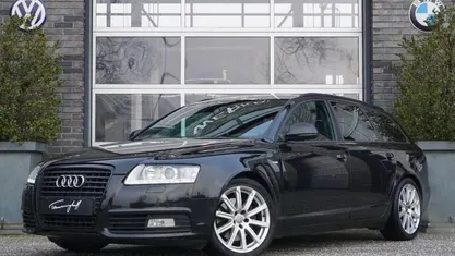 Occasion Audi A6 S-Line 170 PK (125 kW) 2011 Zwart Stationwagen