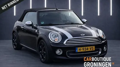 Zwart Occasion 2010 Mini One Cabriolet Pepper Cabriolet | € 6.990 (Eerlijke prijs)