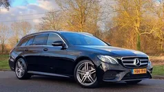 Zwart Gebruikt 2017 Mercedes E250 AMG line Stationwagen | € 26.950 (Eerlijke prijs)