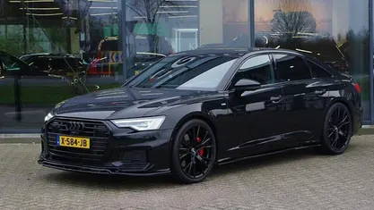 Zwart Occasion 2022 Audi A6 S-Line Sedan | € 45.950 (Eerlijke prijs)