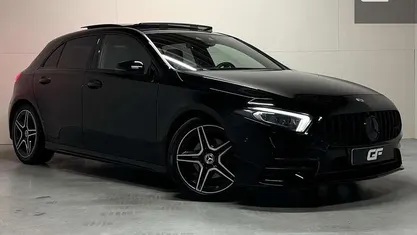 Zwart Occasion 2018 Mercedes A200 AMG Hatchback | € 22.950 (Eerlijke prijs)