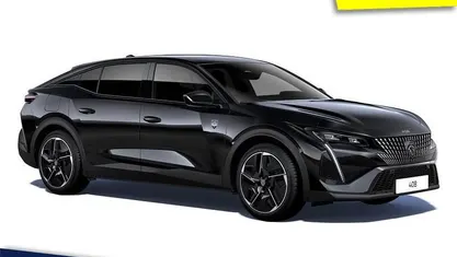 Zwart Nieuw 2025 Peugeot 408 GTi Sedan | € 36.888 (Goede deal)