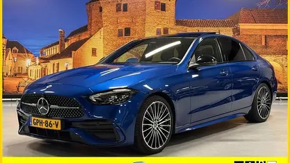 Occasion Mercedes C300 AMG line 266 PK (195 kW) 2023 Blauw (metallic) Sedan