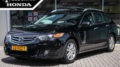 Zwart, metallic lak Gebruikt 2009 Honda Accord Elegance Stationwagen | € 8.950 (Super prijs)