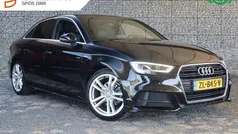 Zwart Gebruikt 2019 Audi A3 S-Line Sedan | € 19.950 (Eerlijke prijs)