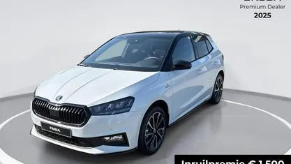 Nieuw Skoda Fabia Monte Carlo 95 PK (69 kW) 2025 Wit, metallic lak Hatchback