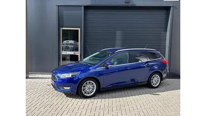 Occasion Ford Focus Titanium 125 PK (91 kW) 2017 Blauw Stationwagen