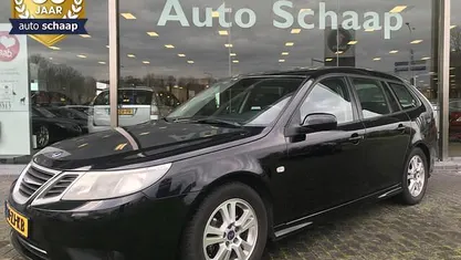 Zwart Occasion 2008 Saab 9-3 Linear Stationwagen | € 7.500 (Eerlijke prijs)