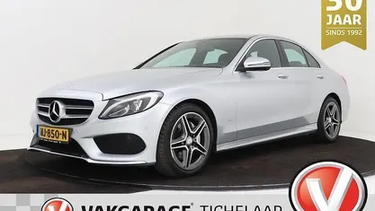 Occasion Mercedes C180 Sport Edition 157 PK (115 kW) 2017 Grijs, metallic lak Sedan