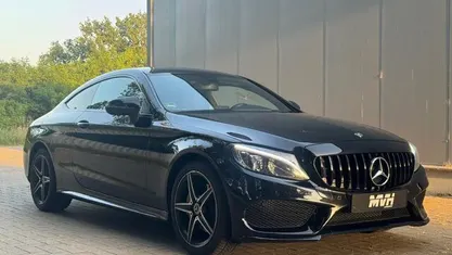 Occasion Mercedes C200 AMG 184 PK (135 kW) 2018 Zwart Coupé