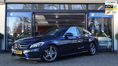 Blauw, metallic lak Gebruikt 2017 Mercedes C180 Sport Edition Sedan | € 21.990 (Eerlijke prijs)