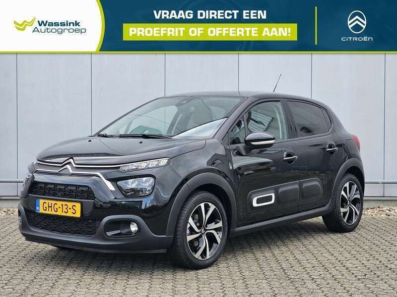 Zwart Gebruikt 2024 Citroën C3 PureTech Hatchback | € 18.900 (Eerlijke prijs) - Afbeelding 1/4