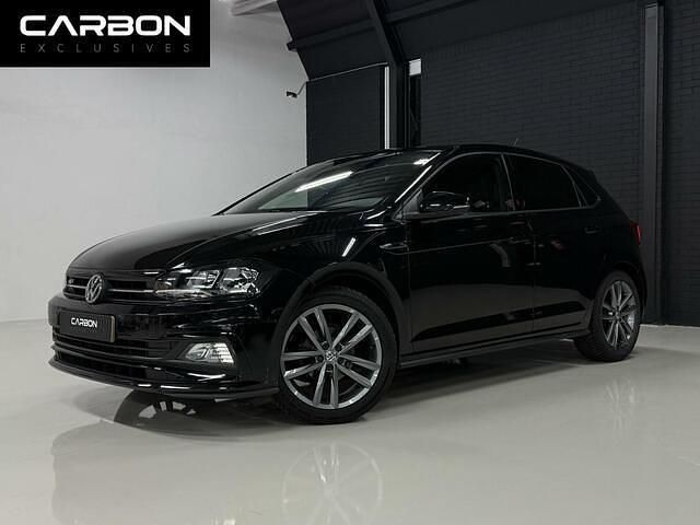 Zwart Gebruikt 2019 VW Polo R-line Hatchback | € 13.945 (Iets duurder) - Afbeelding 1/4