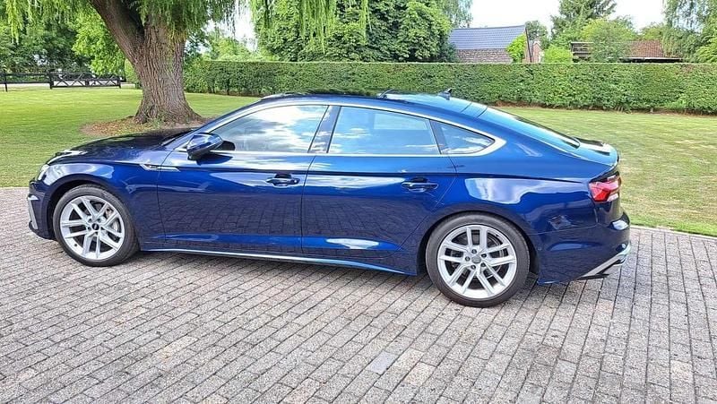 Blauw Gebruikt 2021 Audi A5 Coupé | € 33.950 (Eerlijke prijs) - Afbeelding 1/4