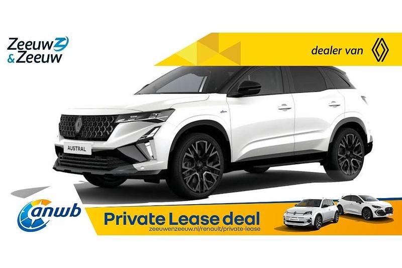 Blanc nacré / noir étoilé (donker wit) Nieuw 2026 Renault Austral Esprit Alpine SUV | € 48.415 - Afbeelding 1/3