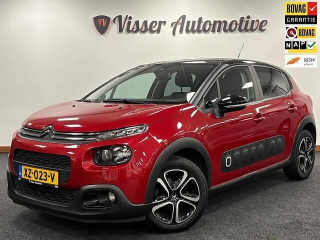 Rood Gebruikt 2019 Citroën C3 Feel Hatchback | € 8.950 (Super prijs) - Afbeelding 1/4