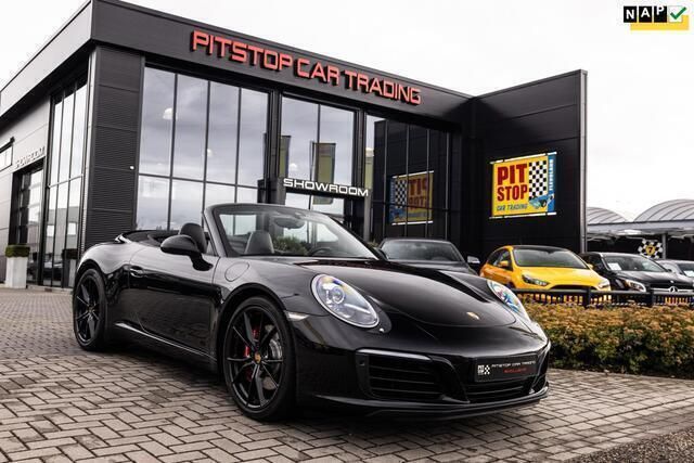 Zwart Gebruikt 2016 Porsche 911 Carrera S Cabriolet Sport Cabriolet | € 102.450 - Afbeelding 1/3