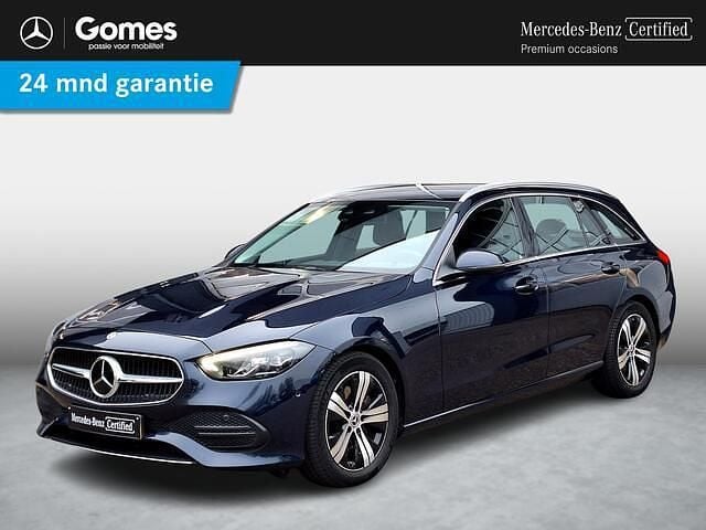 Blauw Occasion 2021 Mercedes C200 Luxury Stationwagen | € 35.950 (Eerlijke prijs) - Afbeelding 1/4