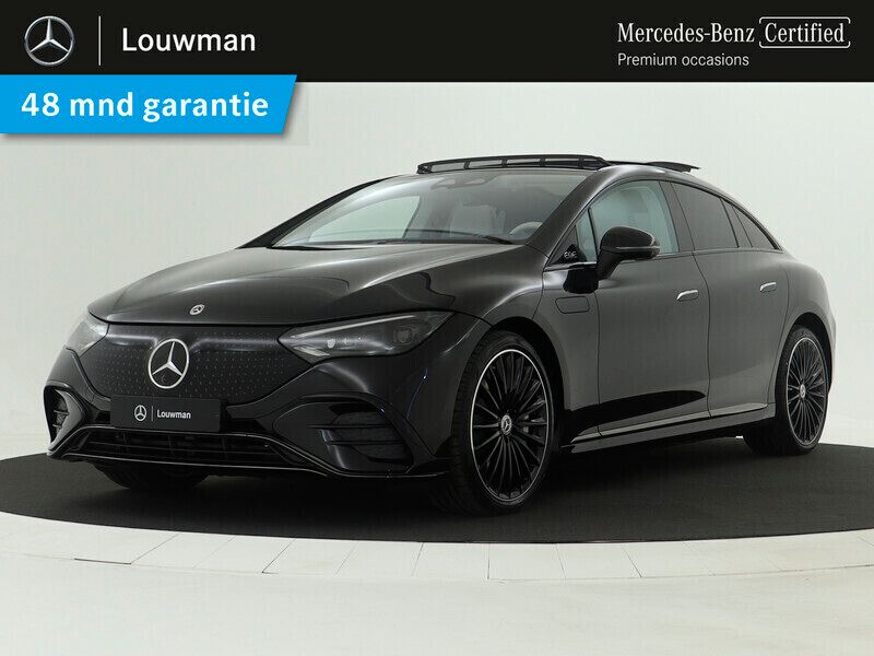 Donker 197 obsidiaanzwart metallic Gebruikt 2023 Mercedes EQE350 AMG line Sedan | € 57.945 (Super prijs) - Afbeelding 1/4