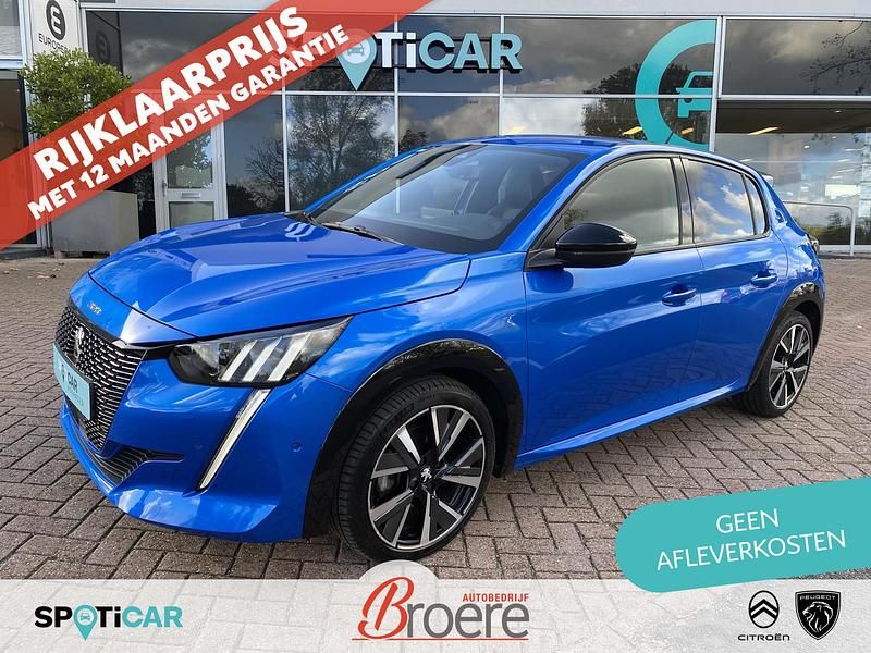 Blauw Gebruikt 2021 Peugeot 208 GT-line Hatchback | € 19.300 (Eerlijke prijs) - Afbeelding 1/4