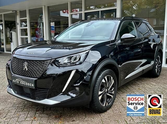 Zwart Gebruikt 2021 Peugeot 2008 Allure SUV | € 17.800 (Super prijs) - Afbeelding 1/4
