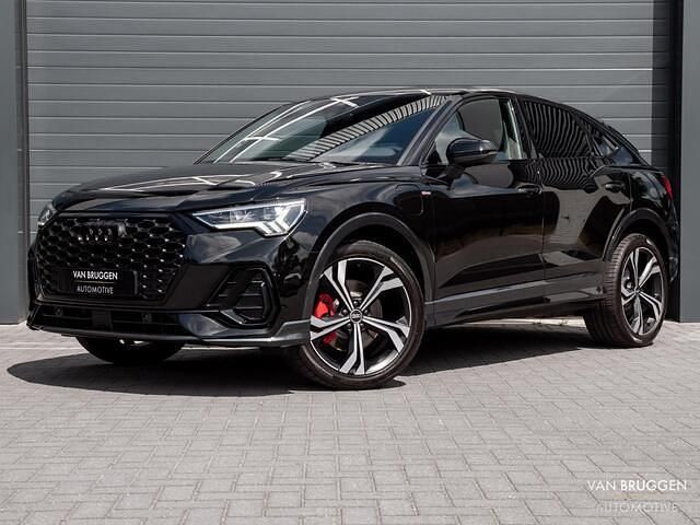 Zwart Gebruikt 2021 Audi Q3 Sportback S-Line SUV | € 39.990 (Eerlijke prijs) - Afbeelding 1/3