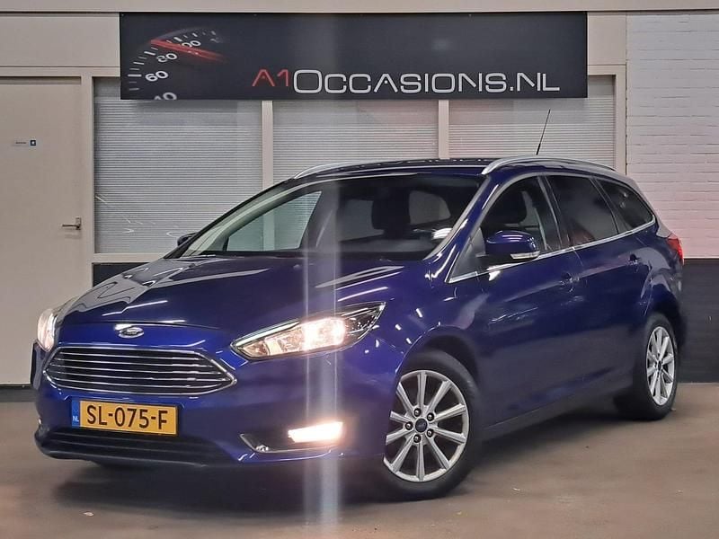 Occasion Ford Focus Titanium 127 PK (93 kW) 2017 Blauw Stationwagen