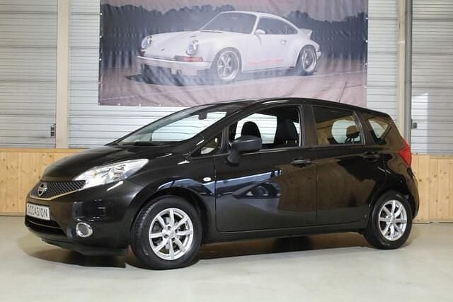 Zwart, metallic lak Occasion 2015 Nissan Note Visia MPV | € 6.850 (Eerlijke prijs) - Afbeelding 1/4