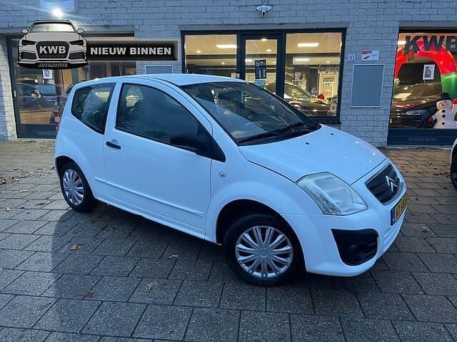 Wit Gebruikt 2010 Citroën C2 Furio Hatchback | € 2.350 (Eerlijke prijs) - Afbeelding 1/4