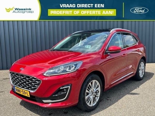 Rood Gebruikt 2021 Ford Kuga Vignale SUV | € 27.940 (Duur) - Afbeelding 1/4