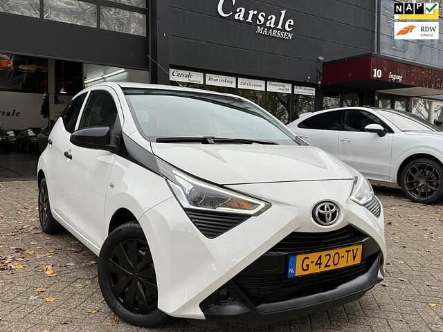 Wit Gebruikt 2019 Toyota Aygo Hatchback | € 8.650 (Super prijs) - Afbeelding 1/4