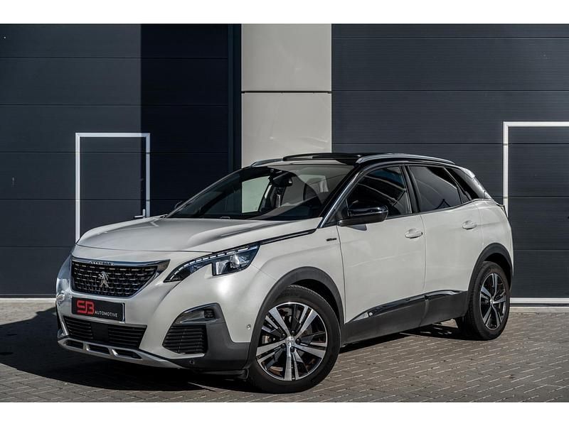 Wit Occasion 2020 Peugeot 3008 GT-line SUV | € 19.950 (Eerlijke prijs) - Afbeelding 1/4