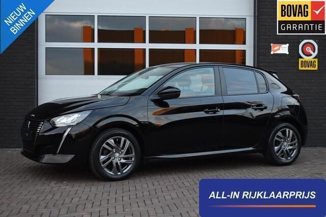 Zwart Gebruikt 2022 Peugeot 208 Active Hatchback | € 13.400 (Super prijs) - Afbeelding 1/4
