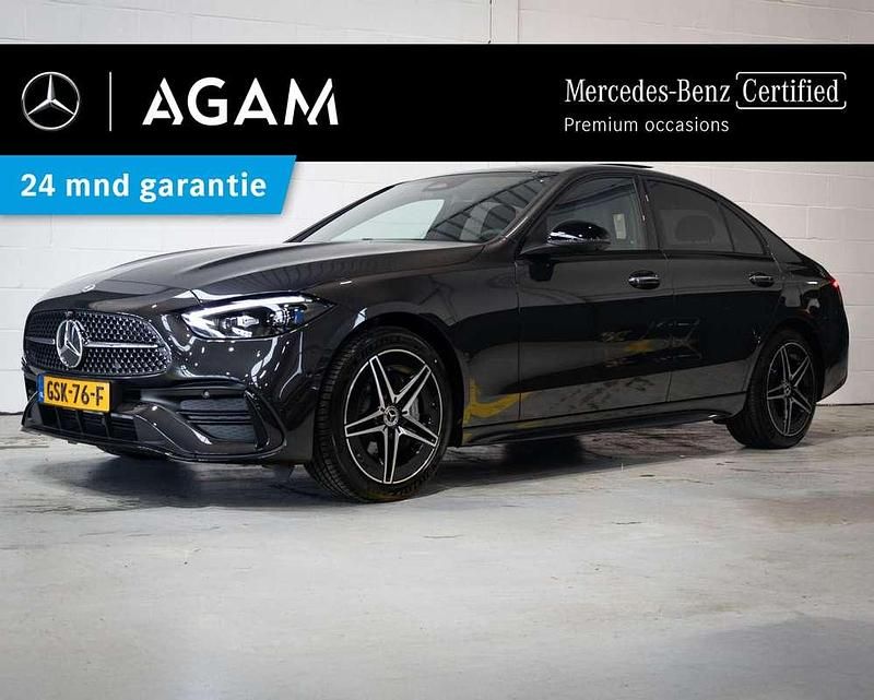 Grijs Gebruikt 2025 Mercedes C300e AMG Line Premium Plus Sedan | € 59.950 (Iets duurder) - Afbeelding 1/4