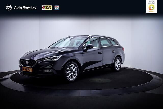 Zwart Gebruikt 2021 Seat Leon Business Stationwagen | € 19.950 (Goede deal) - Afbeelding 1/4