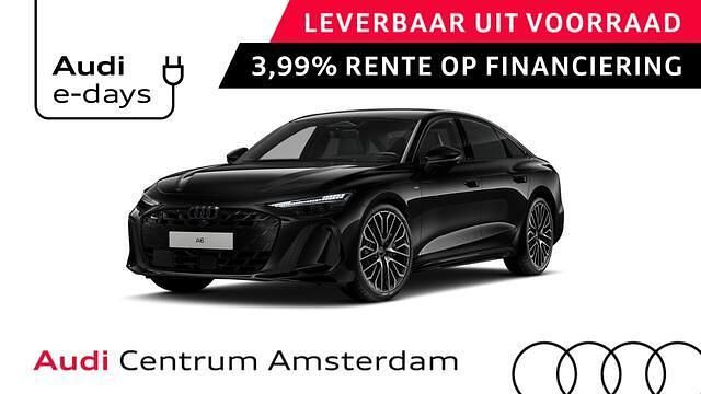 Zwart Nieuw 2025 Audi A6 S-Line Sedan | € 81.619 - Afbeelding 1/4