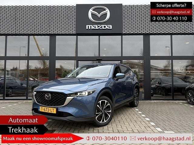 Eternal blue metallic (licht blauw) Gebruikt 2023 Mazda CX-5 Exclusive-Line SUV | € 34.940 (Goede deal) - Afbeelding 1/4