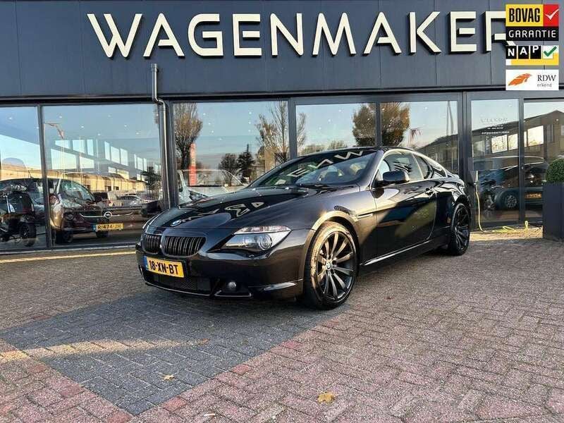 Zwart Gebruikt 2007 BMW 630 Executive Coupé | € 10.950 (Super prijs) - Afbeelding 1/4