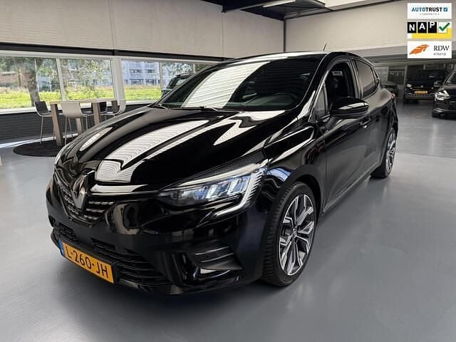 Zwart Gebruikt 2021 Renault Clio V Intens Hatchback | € 14.400 (Eerlijke prijs) - Afbeelding 1/4