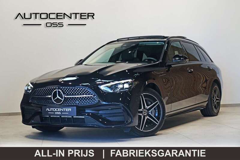 Zwart Gebruikt 2024 Mercedes C300e AMG line Stationwagen | € 52.495 (Eerlijke prijs) - Afbeelding 1/3