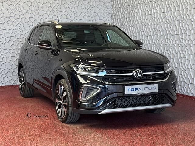 Zwart, metallic lak Gebruikt 2025 VW T-Cross R-line Edition SUV | € 39.740 (Duur) - Afbeelding 1/4