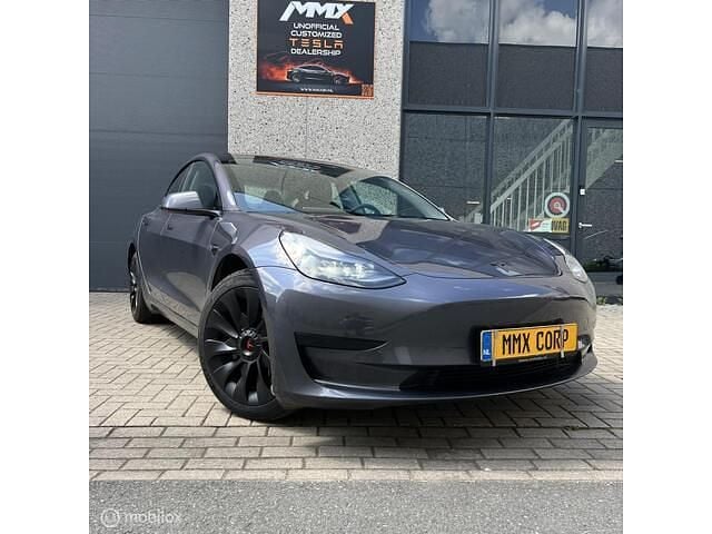 Occasion Tesla Model 3 Long Range AWD 324 kW (441 PK) 2022 Grijs Sedan