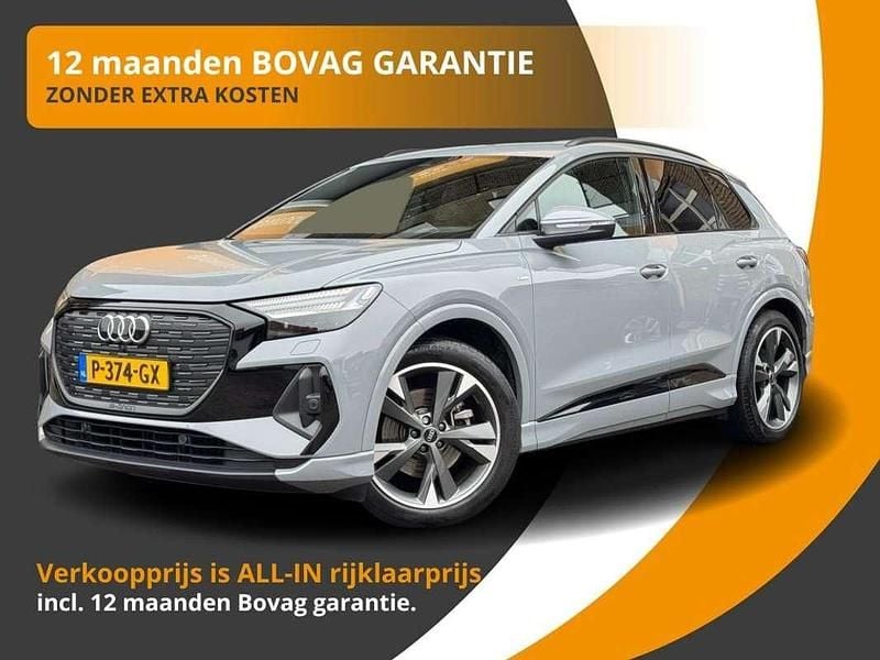 Grijs (metallic) Occasion 2022 Audi Q4 e-tron Competition SUV | € 32.400 (Goede deal) - Afbeelding 1/4