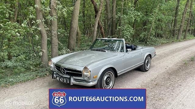 Zwart Gebruikt 1970 Mercedes SL280 Cabriolet | € 41.500 - Afbeelding 1/4