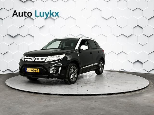 Zwart Gebruikt 2015 Suzuki Vitara Exclusive SUV | € 12.740 (Eerlijke prijs) - Afbeelding 1/4